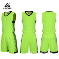 Aangepaste basketball jersey Design gewoon basketballirset set